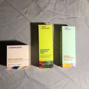 Good Molecules set, Toner, Balm, Serum
